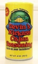 Devin’s Kickass Cajun Seasoning: (1) 4 oz. can