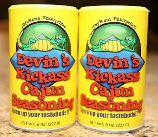 Devin’s Kickass Cajun Seasoning: (2) 8 oz. cans